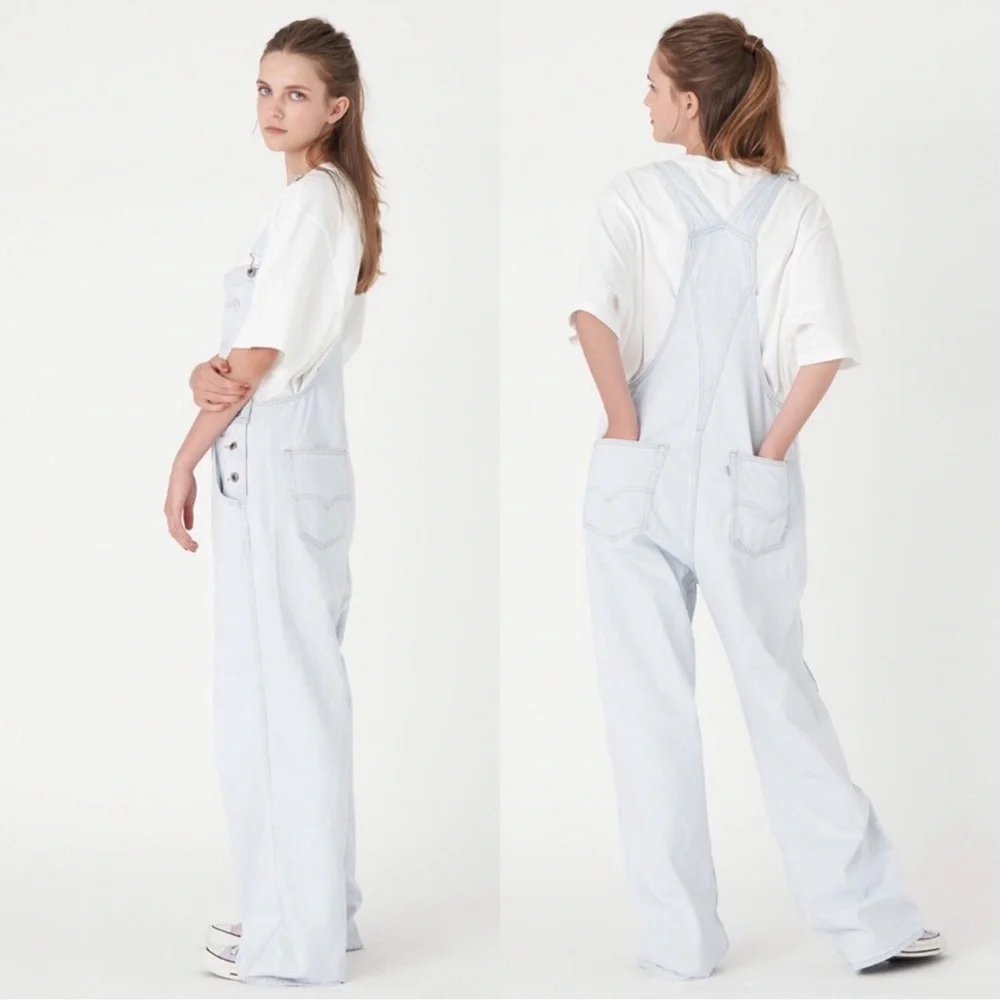 Levi's Light Blue Women's Jeans Overalls - Picture 2 of 7